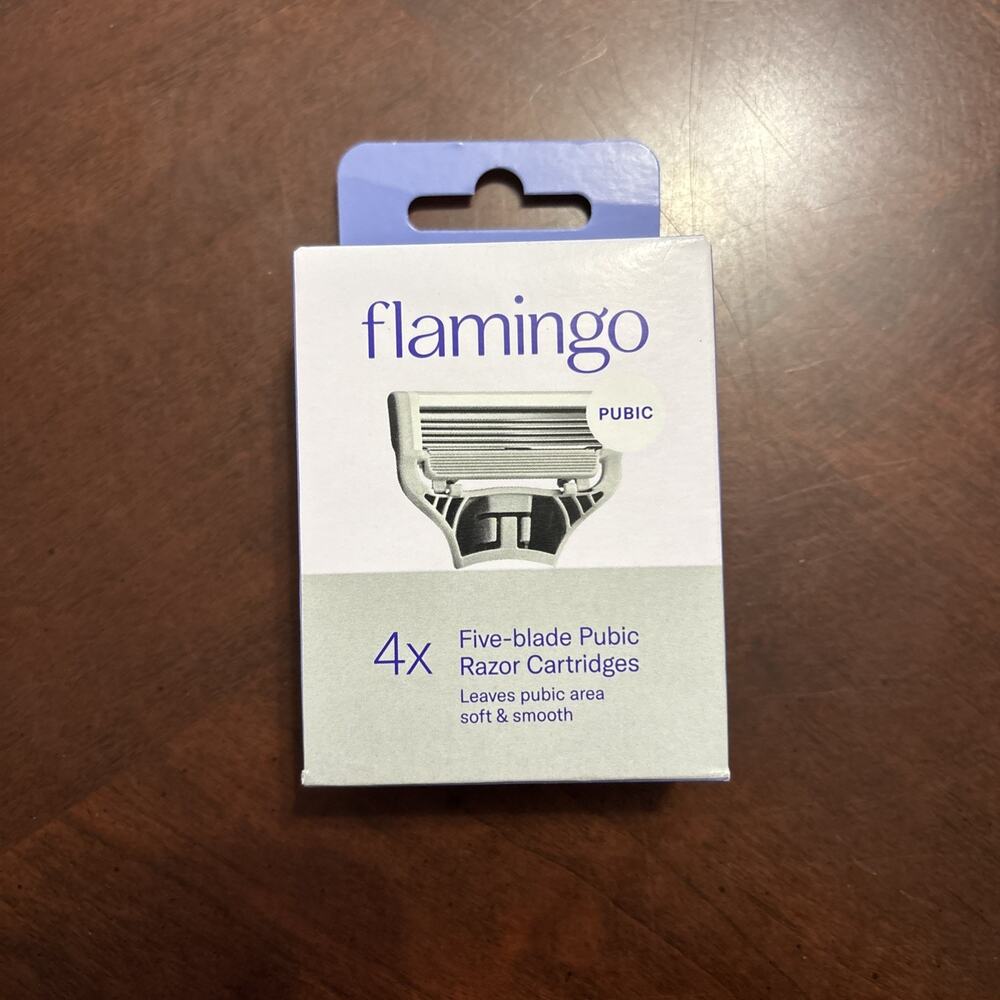 Flamingo Women's Razor Blade Refills - 5-Blade Refill Cartridges 4ct